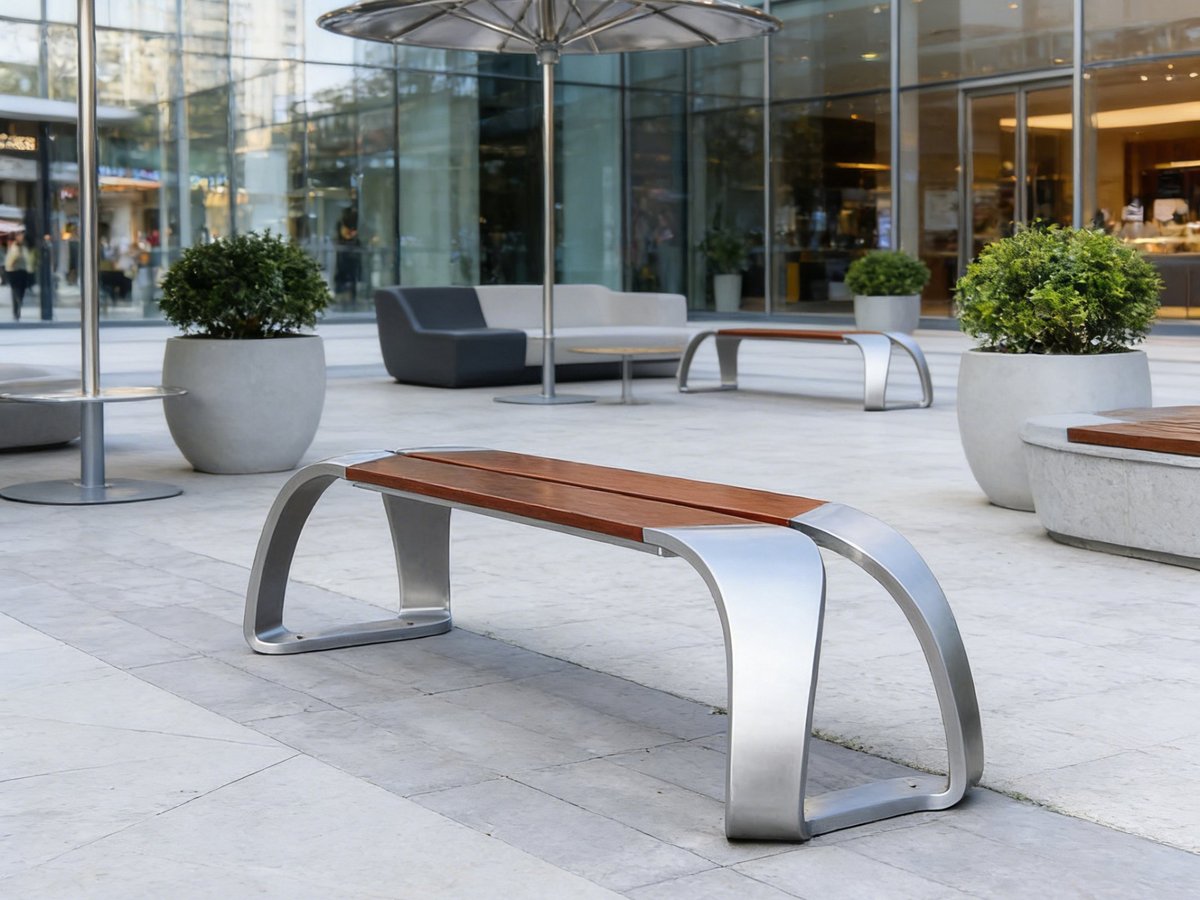 Curve Backless Bench