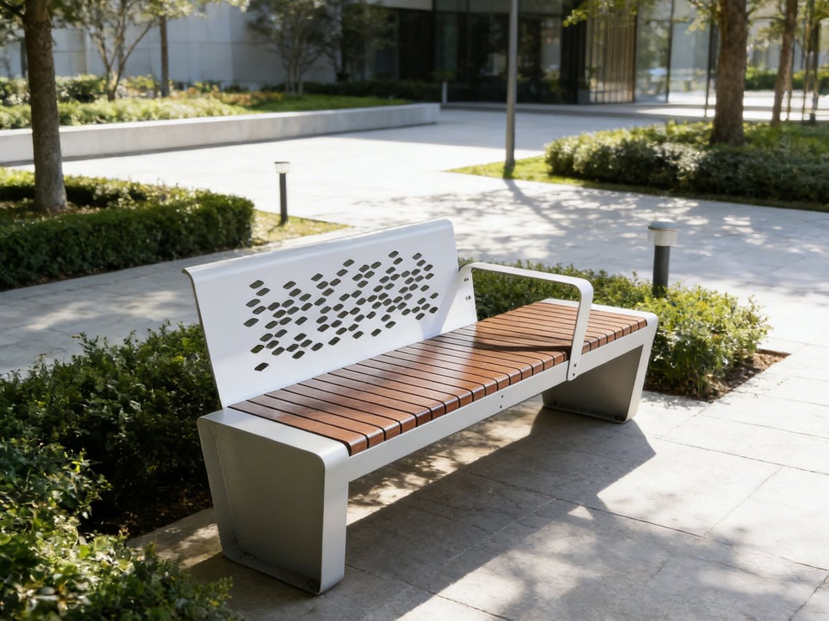 Lattice-Back Bench